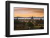 Sunset over Bagan-Jon Hicks-Framed Photographic Print