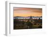 Sunset over Bagan-Jon Hicks-Framed Photographic Print