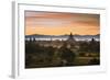 Sunset over Bagan-Jon Hicks-Framed Photographic Print