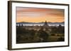 Sunset over Bagan-Jon Hicks-Framed Photographic Print