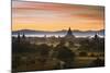 Sunset over Bagan-Jon Hicks-Mounted Photographic Print