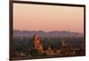 Sunset over Bagan-Jon Hicks-Framed Photographic Print