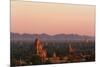 Sunset over Bagan-Jon Hicks-Mounted Photographic Print