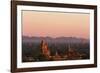 Sunset over Bagan-Jon Hicks-Framed Photographic Print