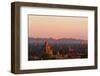 Sunset over Bagan-Jon Hicks-Framed Photographic Print