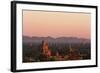 Sunset over Bagan-Jon Hicks-Framed Photographic Print