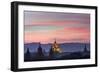 Sunset over Bagan-Jon Hicks-Framed Photographic Print