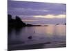 Sunset Over Bay, Dinard, Cote d'Emeraude (Emerald Coast), Cotes d'Armor, Brittany, France-David Hughes-Mounted Photographic Print