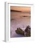 Sunset over Blurred Milky Water, Amoreira Beach Near Alzejur, Algarve, Portugal, Europe-Neale Clarke-Framed Photographic Print