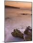 Sunset over Blurred Milky Water, Amoreira Beach Near Alzejur, Algarve, Portugal, Europe-Neale Clarke-Mounted Photographic Print