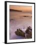 Sunset over Blurred Milky Water, Amoreira Beach Near Alzejur, Algarve, Portugal, Europe-Neale Clarke-Framed Photographic Print