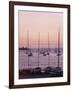 Sunset Over Boats, Tregastel, Cote De Granit Rose, Cotes d'Armor, Brittany, France-David Hughes-Framed Photographic Print