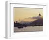 Sunset over Botafogo Bay and Corcovado Mountain viewed from Urca, Rio de Janeiro, Brazil, South Ame-Karol Kozlowski-Framed Photographic Print