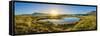 Sunset over Breiddalsvik, Iceland-null-Framed Stretched Canvas