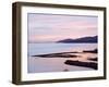 Sunset over Burrard Inlet and the Strait of Georgia, Vancouver, British Columbia, Canada-Christian Kober-Framed Photographic Print