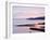 Sunset over Burrard Inlet and the Strait of Georgia, Vancouver, British Columbia, Canada-Christian Kober-Framed Photographic Print