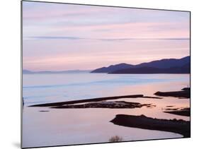 Sunset over Burrard Inlet and the Strait of Georgia, Vancouver, British Columbia, Canada-Christian Kober-Mounted Photographic Print