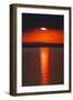 Sunset over Calm Sea. June 2010-Peter Cairns-Framed Photographic Print