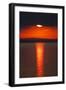 Sunset over Calm Sea. June 2010-Peter Cairns-Framed Photographic Print