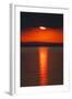 Sunset over Calm Sea. June 2010-Peter Cairns-Framed Photographic Print