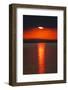 Sunset over Calm Sea. June 2010-Peter Cairns-Framed Photographic Print