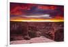 Sunset over Canyon De Chelly, Canyon De Chelly National Monument-Russ Bishop-Framed Photographic Print