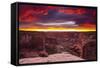 Sunset over Canyon De Chelly, Canyon De Chelly National Monument-Russ Bishop-Framed Stretched Canvas