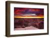 Sunset over Canyon De Chelly, Canyon De Chelly National Monument-Russ Bishop-Framed Photographic Print