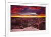Sunset over Canyon De Chelly, Canyon De Chelly National Monument-Russ Bishop-Framed Photographic Print