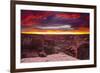 Sunset over Canyon De Chelly, Canyon De Chelly National Monument-Russ Bishop-Framed Photographic Print