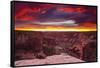 Sunset over Canyon De Chelly, Canyon De Chelly National Monument-Russ Bishop-Framed Stretched Canvas