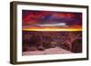 Sunset over Canyon De Chelly, Canyon De Chelly National Monument-Russ Bishop-Framed Photographic Print