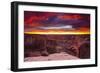 Sunset over Canyon De Chelly, Canyon De Chelly National Monument-Russ Bishop-Framed Photographic Print