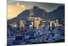 Sunset over Cape Town city, South Africa, Africa-G&M Therin-Weise-Mounted Photographic Print