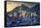 Sunset over Cape Town city, South Africa, Africa-G&M Therin-Weise-Framed Stretched Canvas