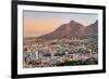 Sunset over Cape Town city, South Africa, Africa-G&M Therin-Weise-Framed Photographic Print