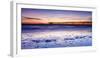 Sunset over Channel Islands and Ventura Pier from San Buenaventura State Beach, Ventura, California-Russ Bishop-Framed Photographic Print