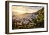 Sunset over Chefchaouen, the blue city of Morocco, North Africa, Africa-Francesco Fanti-Framed Photographic Print