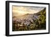 Sunset over Chefchaouen, the blue city of Morocco, North Africa, Africa-Francesco Fanti-Framed Photographic Print