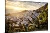 Sunset over Chefchaouen, the blue city of Morocco, North Africa, Africa-Francesco Fanti-Stretched Canvas