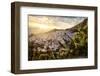 Sunset over Chefchaouen, the blue city of Morocco, North Africa, Africa-Francesco Fanti-Framed Photographic Print