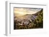 Sunset over Chefchaouen, the blue city of Morocco, North Africa, Africa-Francesco Fanti-Framed Photographic Print