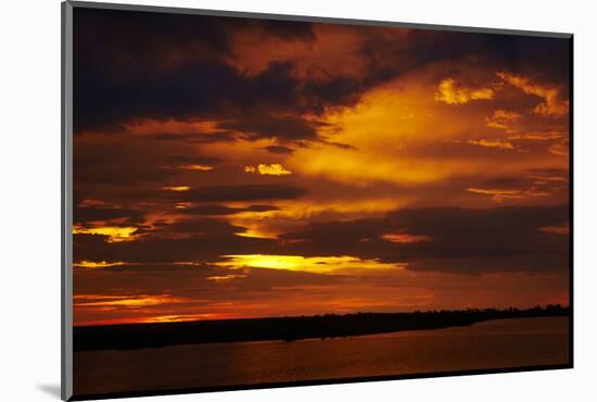 Sunset over Chobe River, Chobe Safari Lodge, Kasane, Botswana, Africa-David Wall-Mounted Photographic Print