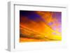 Sunset over City-maksheb-Framed Photographic Print