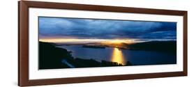 Sunset over Columbia River, View Toward Portland, Oregon-null-Framed Photographic Print