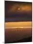 Sunset over Cook Inlet and Downtown Anchorage, Alaska.-Ethan Welty-Mounted Photographic Print