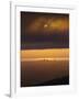 Sunset over Cook Inlet and Downtown Anchorage, Alaska.-Ethan Welty-Framed Photographic Print