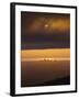 Sunset over Cook Inlet and Downtown Anchorage, Alaska.-Ethan Welty-Framed Photographic Print