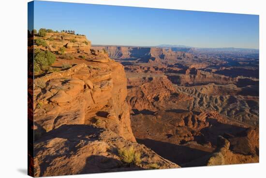 Sunset over Dead Horse Point State Park, Utah, United States of America, North America-Gary Cook-Stretched Canvas