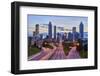 Sunset over downtown Atlanta, Georgia, USA-Panoramic Images-Framed Photographic Print